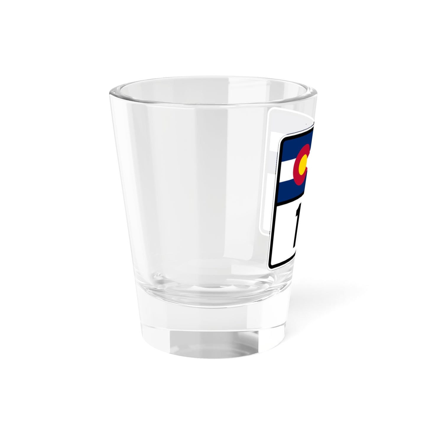 Colorado 112 wide (Colorado) (Road Sign) Shot Glass 1.5oz-Go Mug Yourself