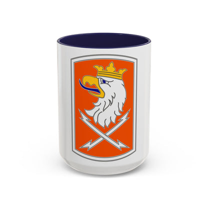 22 Signal Brigade 3 (U.S. Army) Accent Coffee Mug