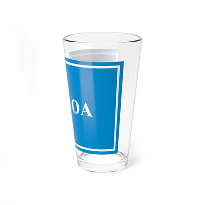 Flag of Hiva-Oa (France) Pint Glass 16oz
