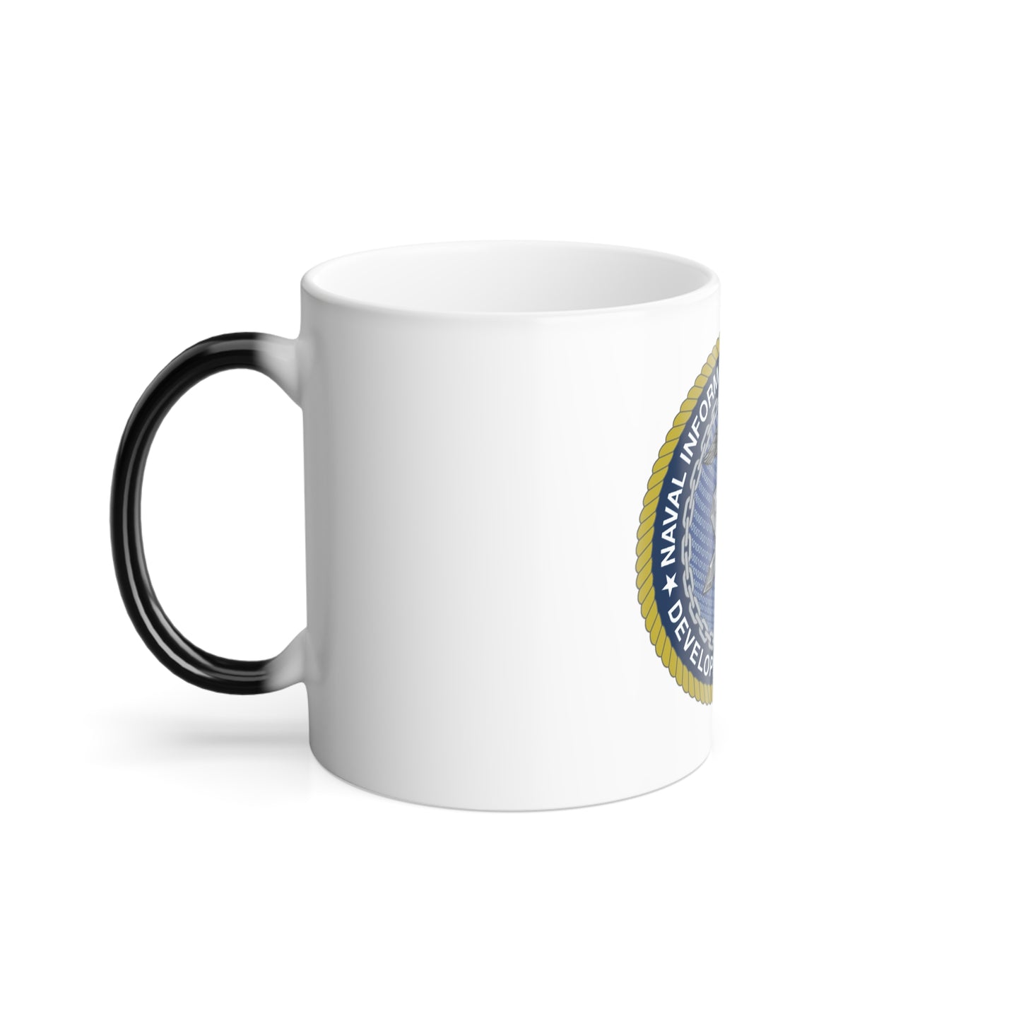 Naval Information Warfighting Development Center (U.S. Navy) Color Changing Mug 11oz