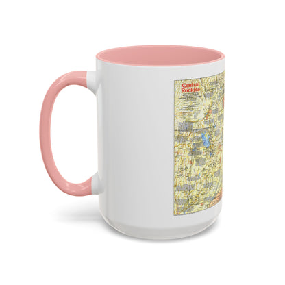 USA - Central Rockies 1 (1984) (Map) Accent Coffee Mug