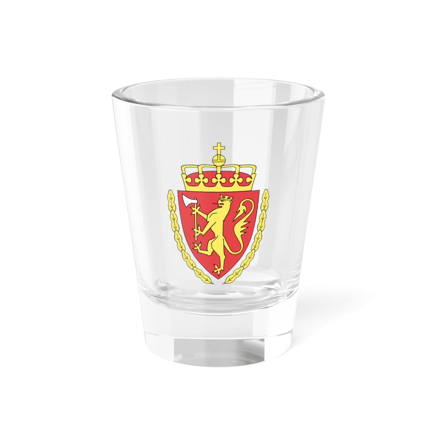 Coat of arms of the Norwegian Customs Service - Shot Glass 1.5oz