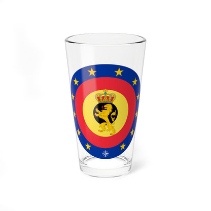 Coats of arms of Belgium Military Forces (Belgium) (Coat of Arms) Pint Glass 16oz