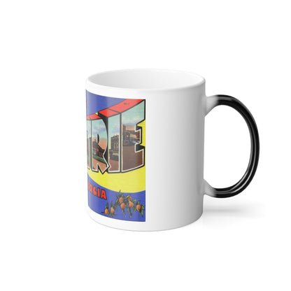 Greetings from Moultrie Georgia (Greeting Postcards) Color Changing Mug 11oz