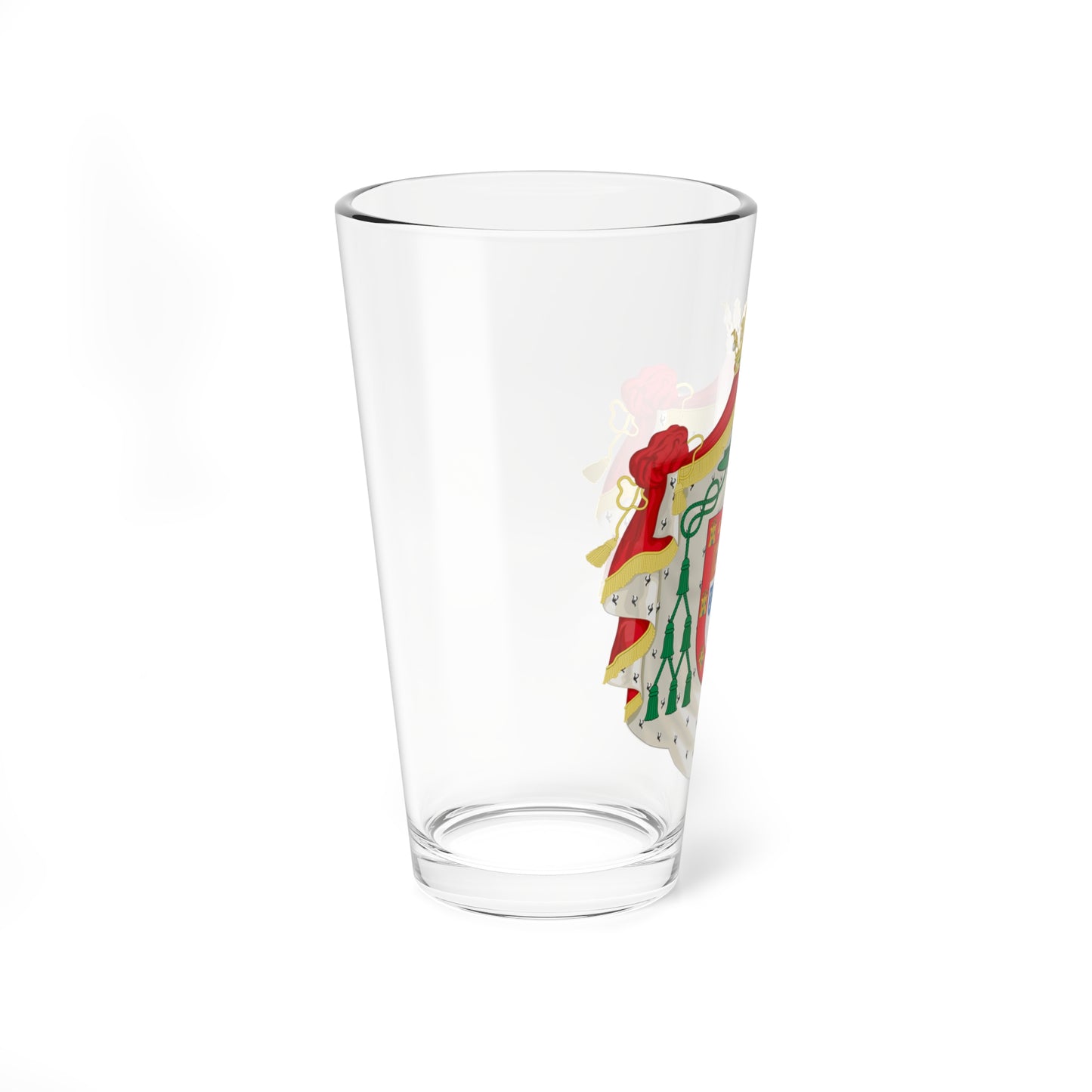 Escudo de Diego Melo de Portugal (Spain) (Coat of Arms) Pint Glass 16oz