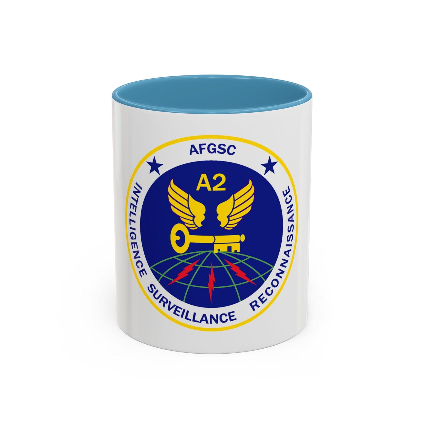 AFGSC A2 (U.S. Air Force) Accent Coffee Mug
