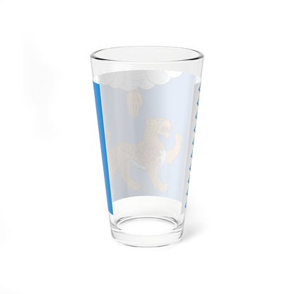 Flag of Pskov Oblast Latest version (Russia) Pint Glass 16oz
