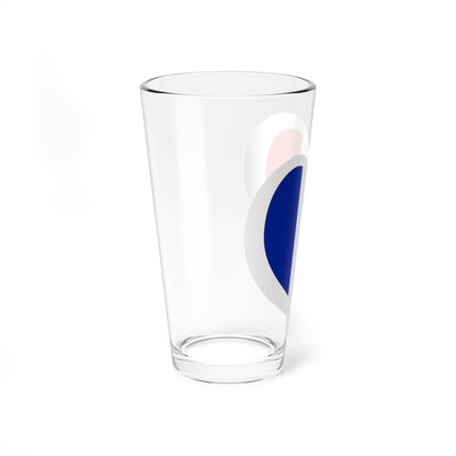 Eurovision Song Contest heart France white 1976-2020 (Belgium) Pint Glass 16oz