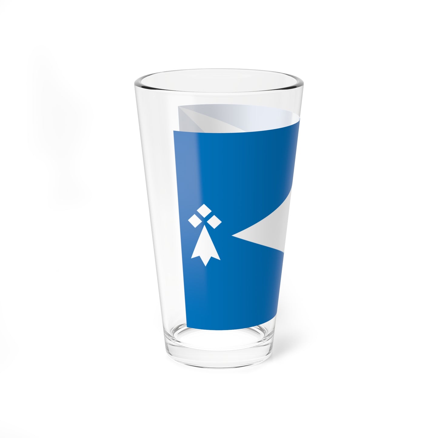 Cap Sizun traditional district flag (France) Pint Glass 16oz