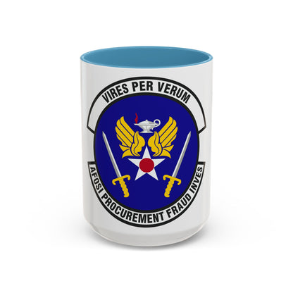 AFOSI Office of Procurement Fraud Investigations (U.S. Air Force) Accent Coffee Mug