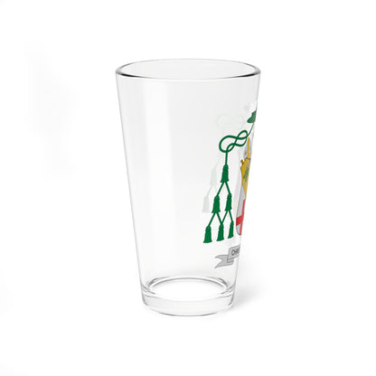 Escudo de Diego Ventaja Milán (Spain) (Coat of Arms) Pint Glass 16oz