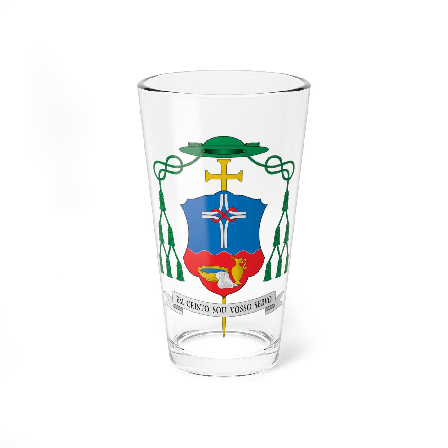 Escudo de Edgar Xavier Ertl (Spain) (Coat of Arms) Pint Glass 16oz