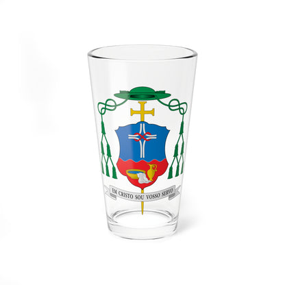 Escudo de Edgar Xavier Ertl (Spain) (Coat of Arms) Pint Glass 16oz