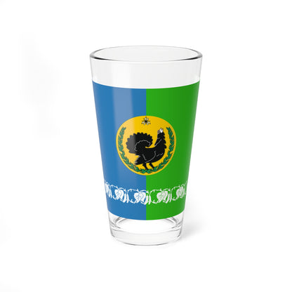 Flag of Nyagan (Russia) Pint Glass 16oz