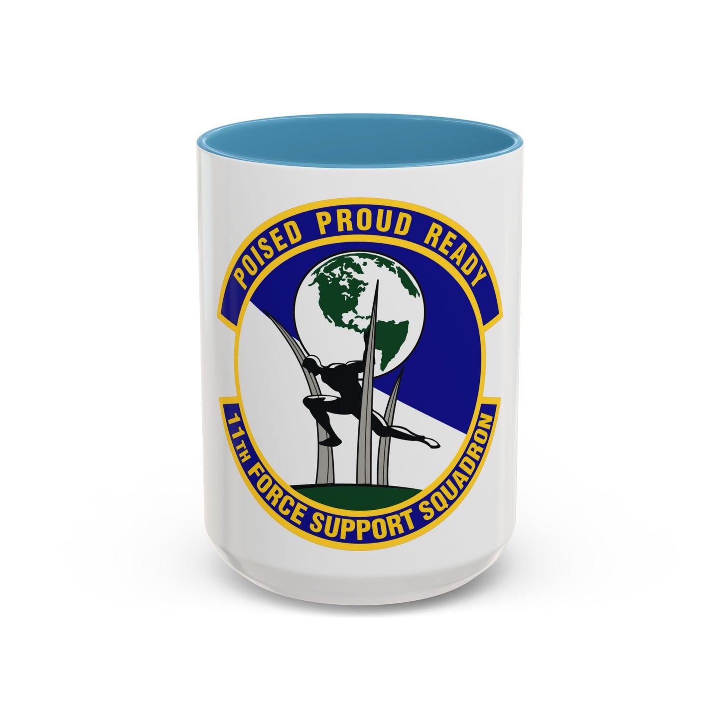 11 Force Support Squadron USAF (U.S. Air Force) Accent Coffee Mug