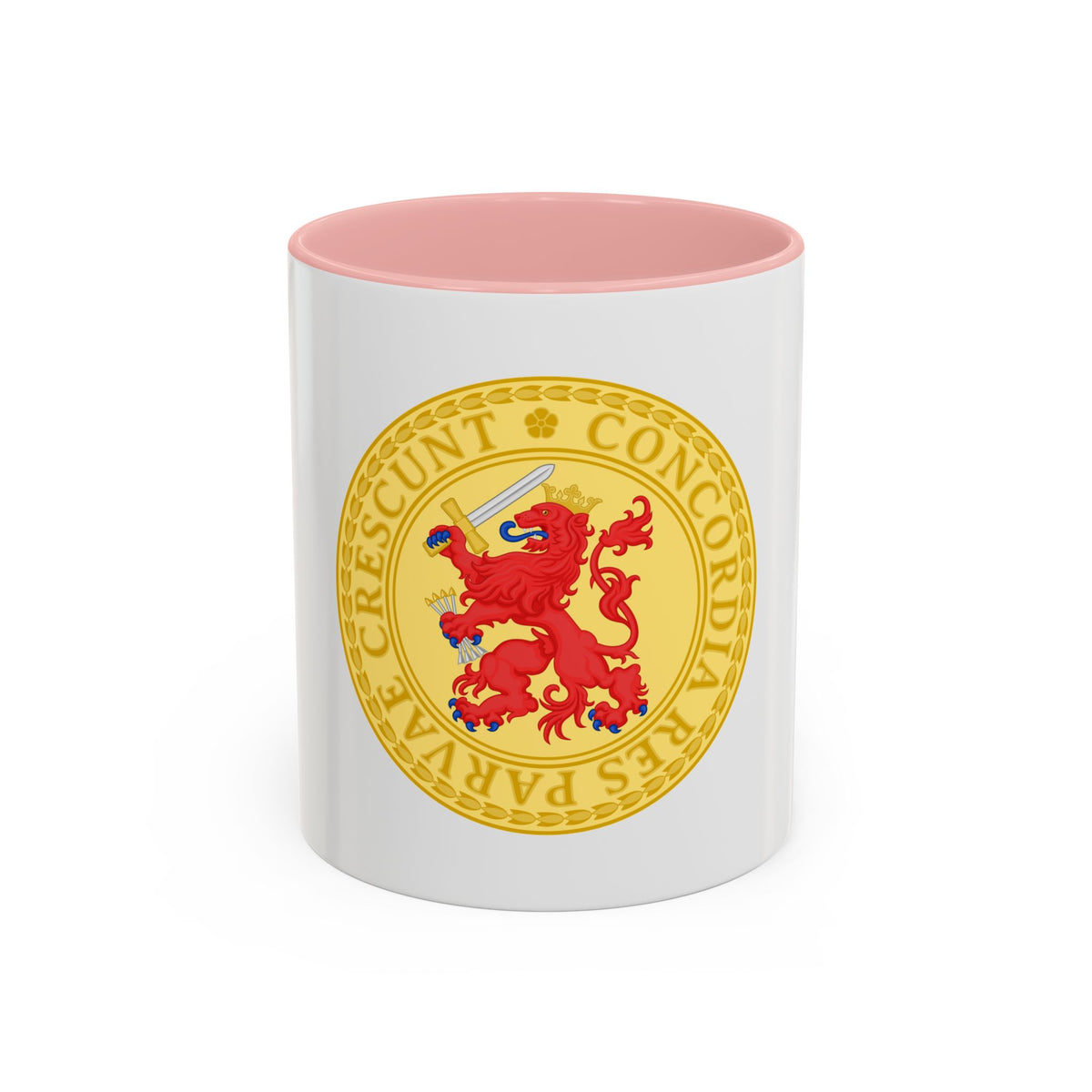 Great Seal of the Batavian Republic (1802) - Accent Coffee Mug