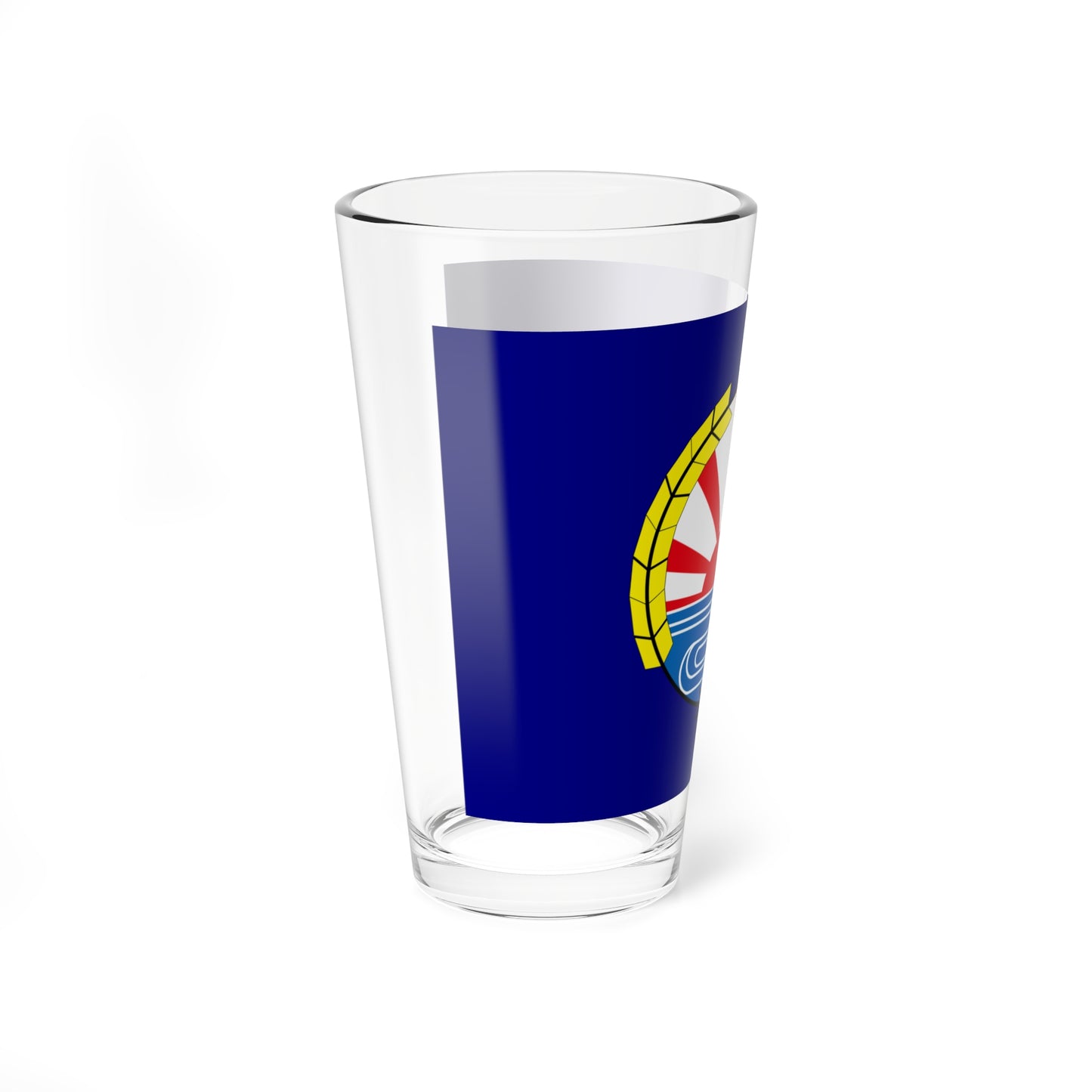 Flag of Aibetsu Hokkaido (Japan) Pint Glass 16oz