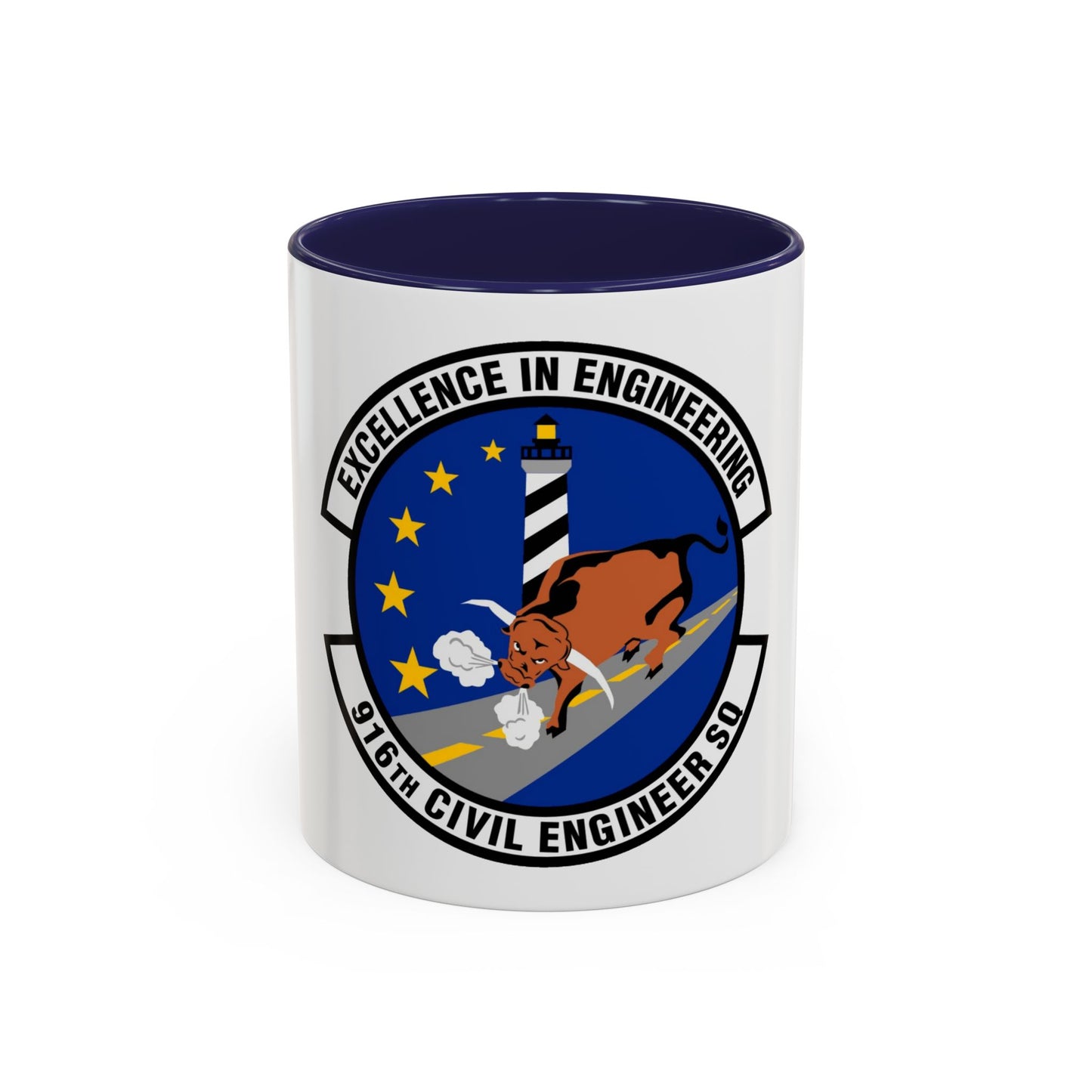 916th Civil Engineer Squadron (U.S. Air Force) Accent Coffee Mug