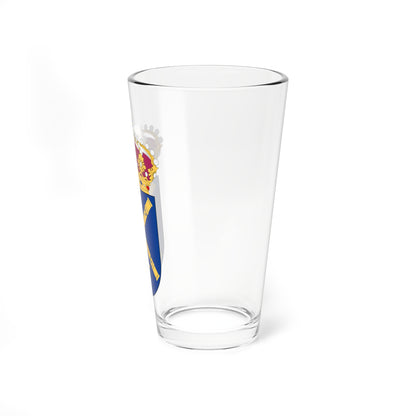 Militärhögskolan vapen (Sweden) (Coat of Arms) Pint Glass 16oz