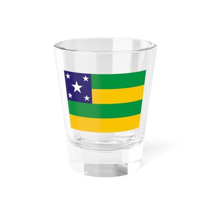 Flag of Sergipe Brazil - Shot Glass 1.5oz