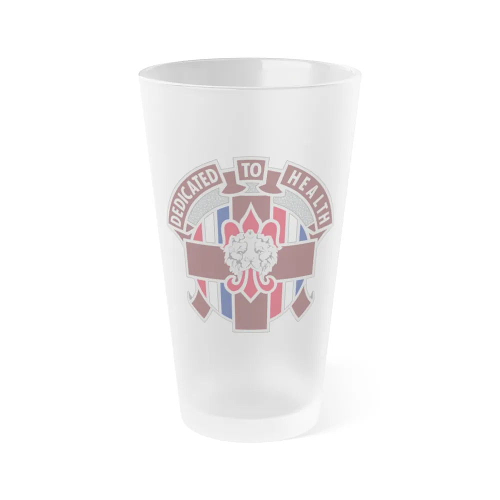 807 Medical Brigade 2 (U.S. Army) Frosted Pint Glass 16oz-Go Mug Yourself