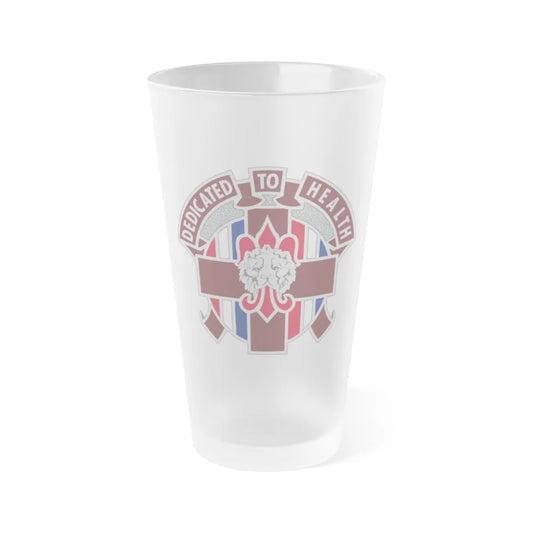 807 Medical Brigade 2 (U.S. Army) Frosted Pint Glass 16oz-Go Mug Yourself