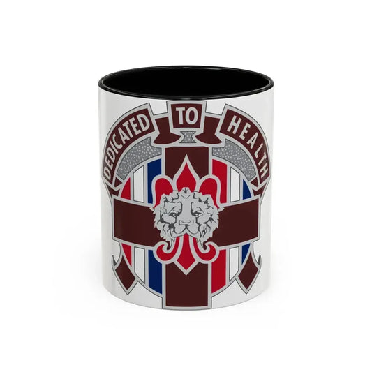 807 Medical Brigade 2 (U.S. Army) Accent Coffee Mug 11oz Black - Go Mug Yourself