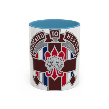 807 Medical Brigade 2 (U.S. Army) Accent Coffee Mug 11oz Light Blue - Go Mug Yourself