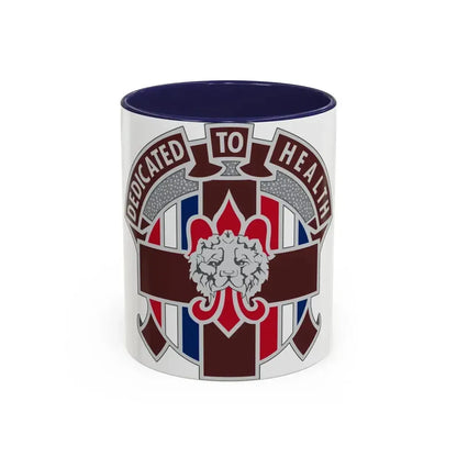 807 Medical Brigade 2 (U.S. Army) Accent Coffee Mug 11oz Navy - Go Mug Yourself
