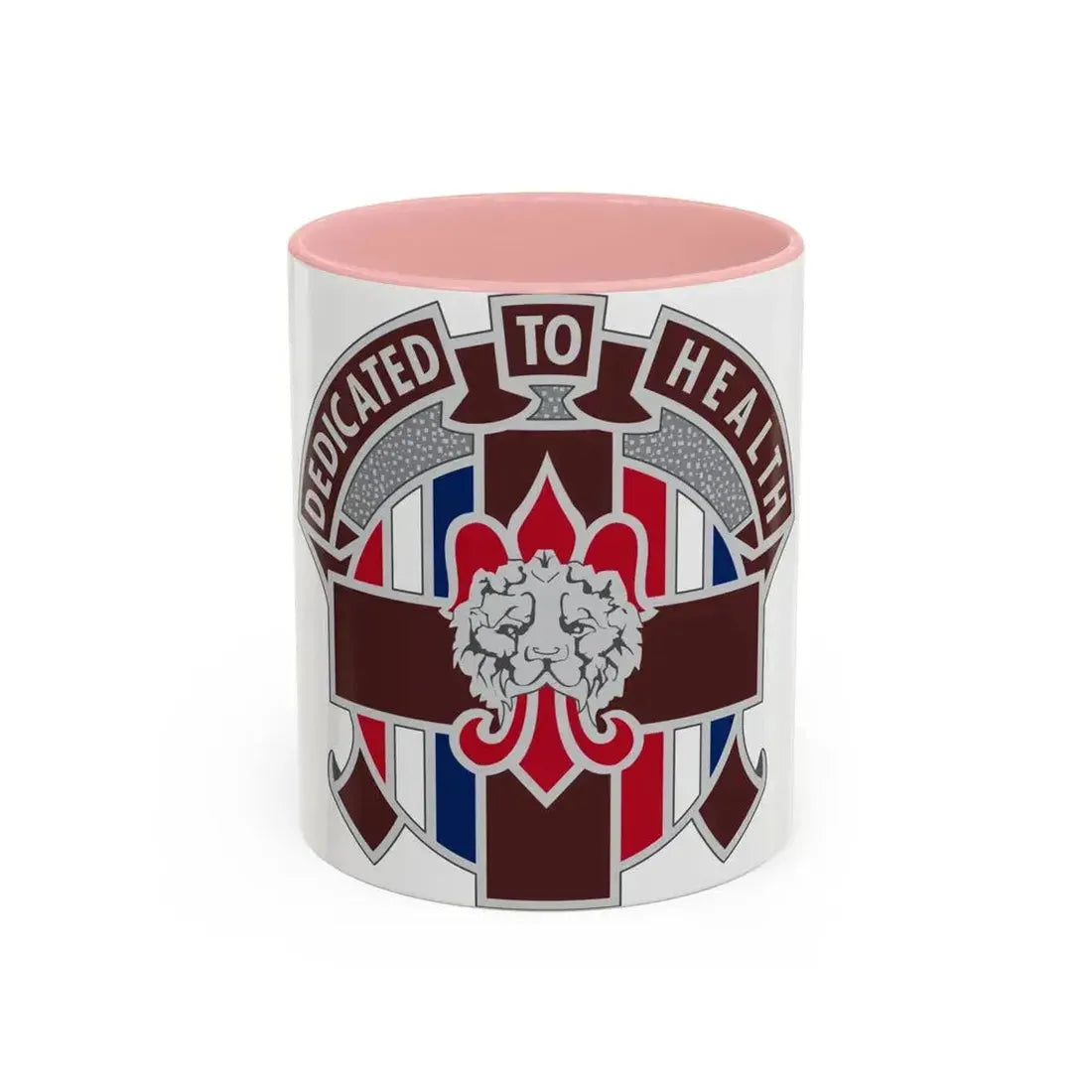 807 Medical Brigade 2 (U.S. Army) Accent Coffee Mug 11oz Pink - Go Mug Yourself