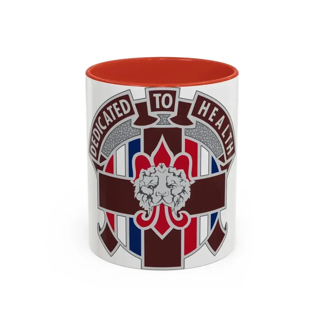 807 Medical Brigade 2 (U.S. Army) Accent Coffee Mug 11oz Red - Go Mug Yourself