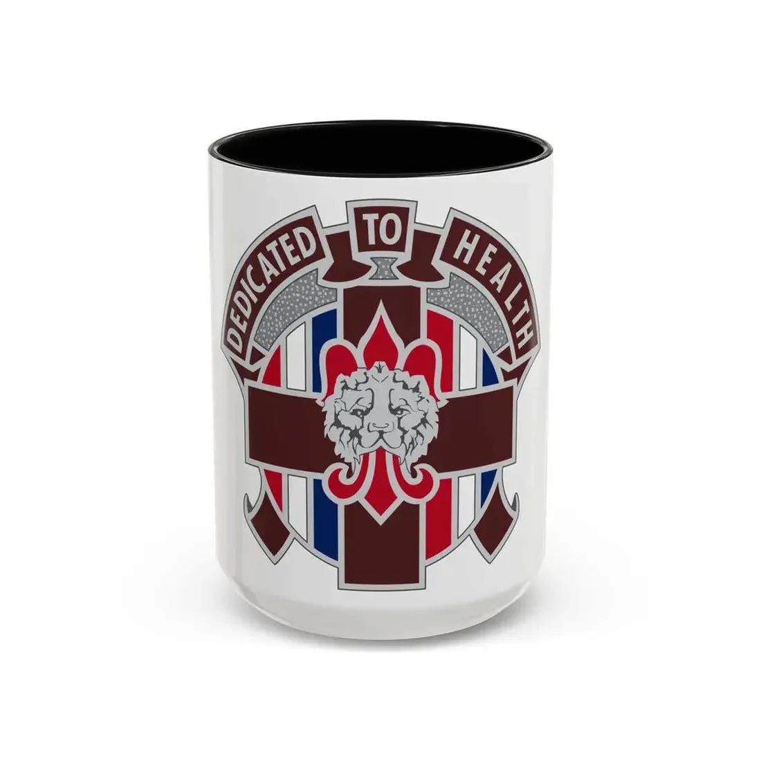 807 Medical Brigade 2 (U.S. Army) Accent Coffee Mug 15oz Black - Go Mug Yourself