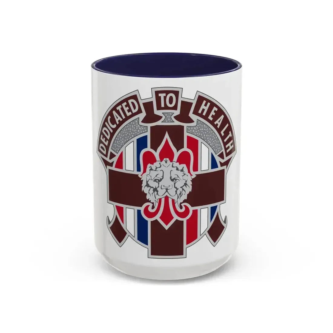807 Medical Brigade 2 (U.S. Army) Accent Coffee Mug 15oz Navy - Go Mug Yourself