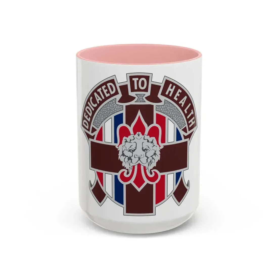 807 Medical Brigade 2 (U.S. Army) Accent Coffee Mug 15oz Pink - Go Mug Yourself