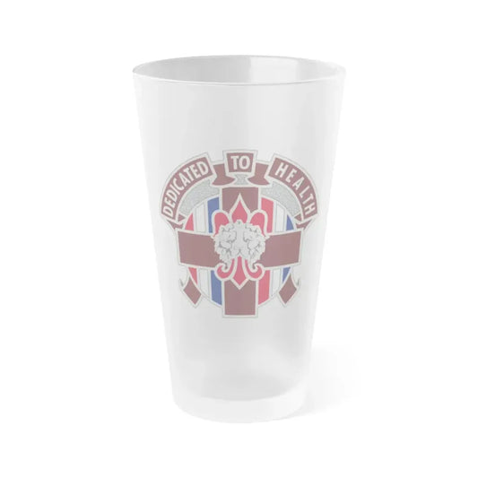 807 Medical Brigade 2 (U.S. Army) Frosted Pint Glass 16oz Default Title - Go Mug Yourself