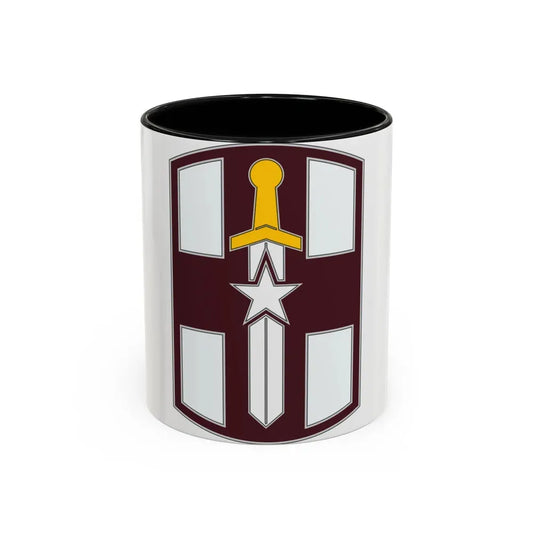 807 Medical Brigade 3 (U.S. Army) Accent Coffee Mug 11oz Black - Go Mug Yourself