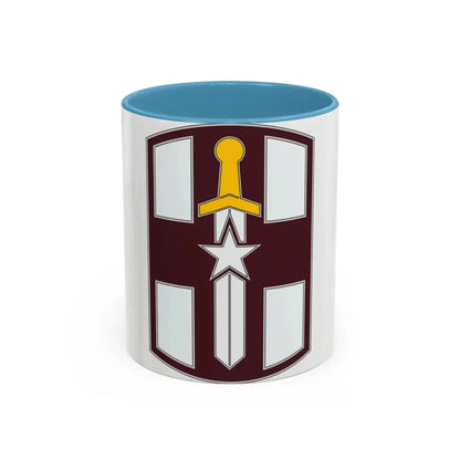 807 Medical Brigade 3 (U.S. Army) Accent Coffee Mug 11oz Light Blue - Go Mug Yourself