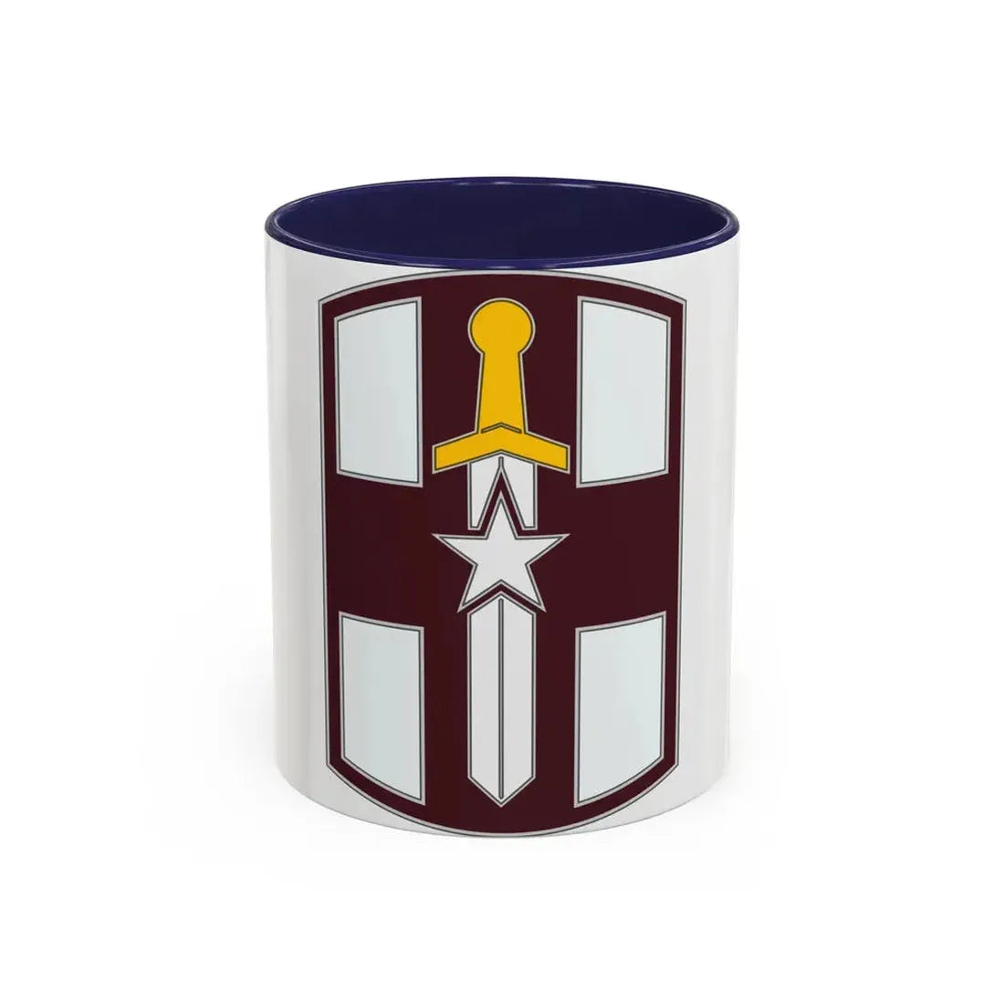 807 Medical Brigade 3 (U.S. Army) Accent Coffee Mug 11oz Navy - Go Mug Yourself