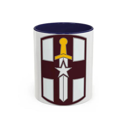 807 Medical Brigade 3 (U.S. Army) Accent Coffee Mug 11oz Navy - Go Mug Yourself