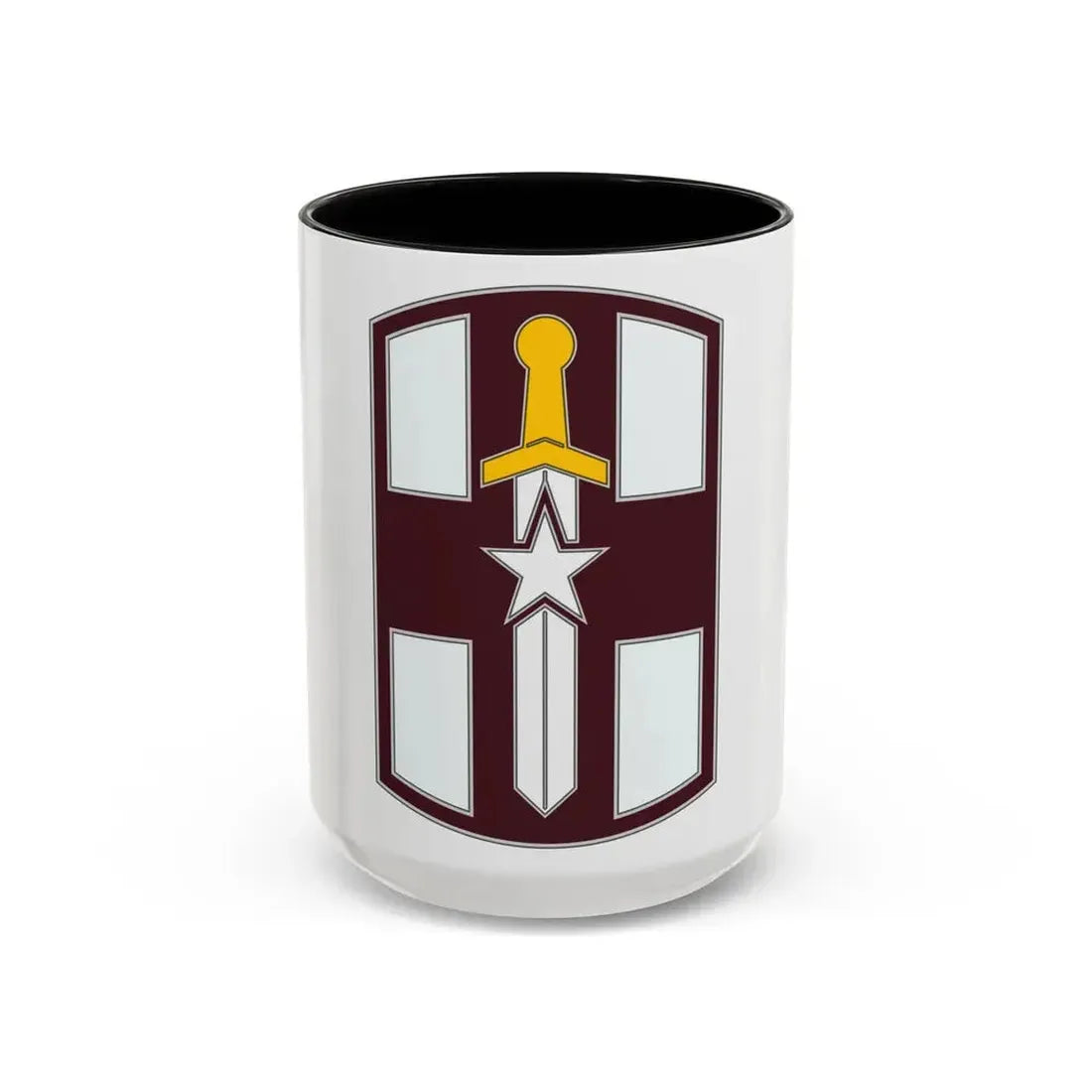 807 Medical Brigade 3 (U.S. Army) Accent Coffee Mug 15oz Black - Go Mug Yourself