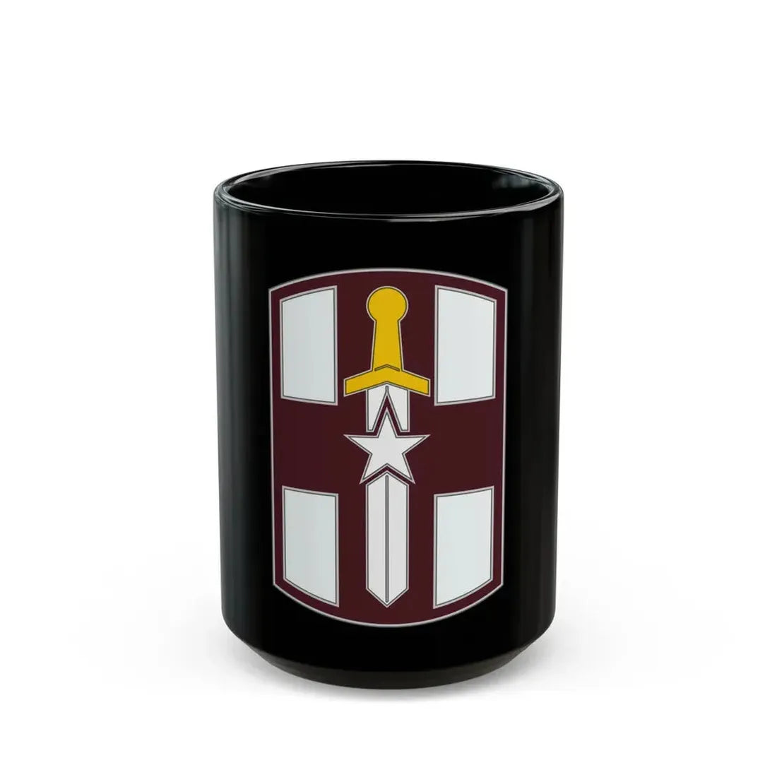807 Medical Brigade 3 (U.S. Army) Black Coffee Mug 15oz - Go Mug Yourself
