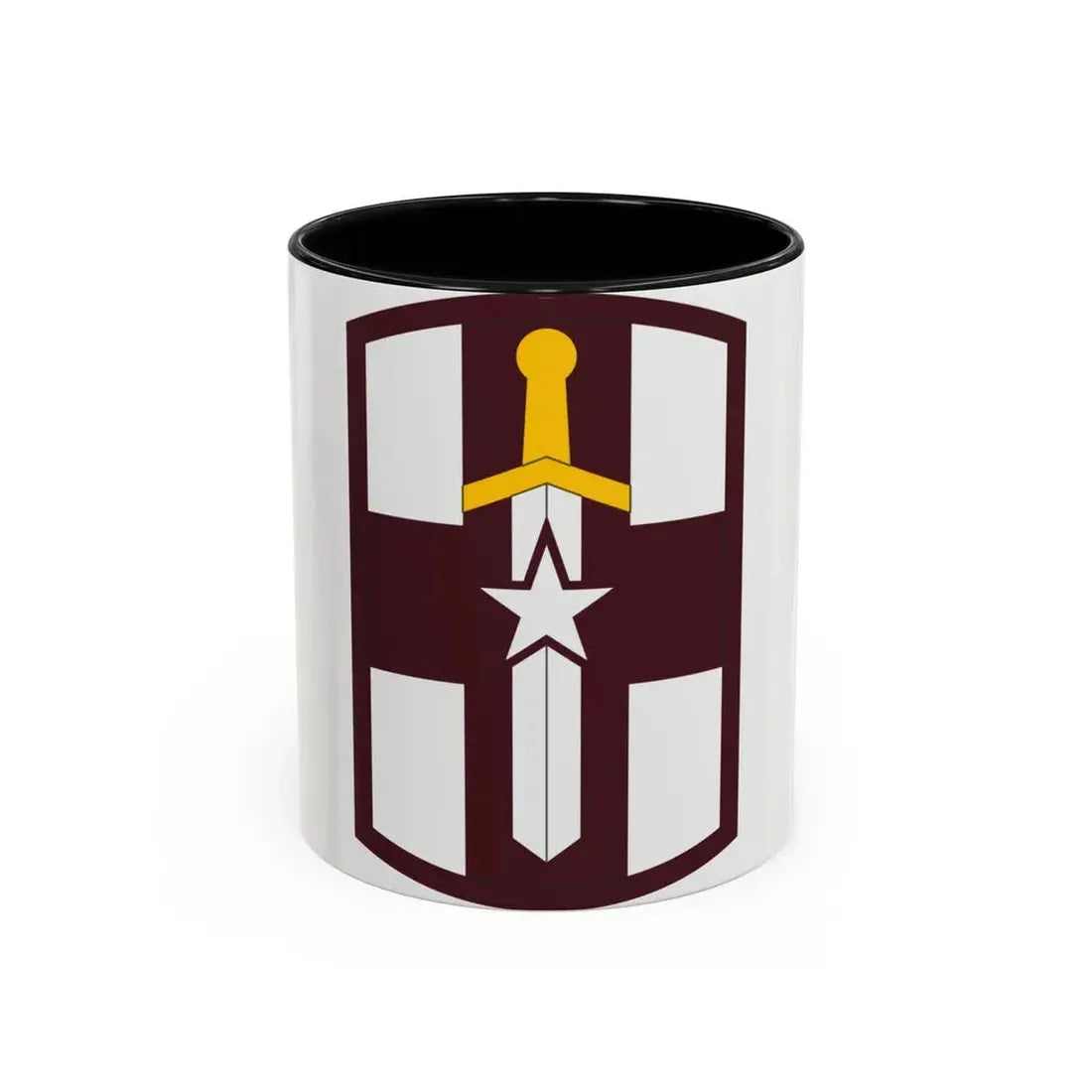 807 Medical Brigade (U.S. Army) Accent Coffee Mug 11oz Black - Go Mug Yourself