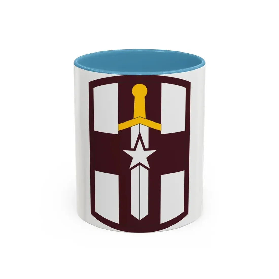 807 Medical Brigade (U.S. Army) Accent Coffee Mug 11oz Light Blue - Go Mug Yourself