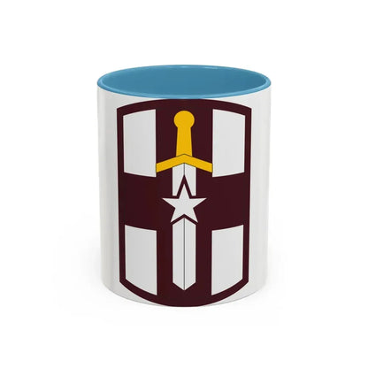 807 Medical Brigade (U.S. Army) Accent Coffee Mug 11oz Light Blue - Go Mug Yourself