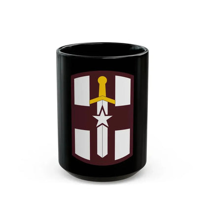 807 Medical Brigade (U.S. Army) Black Coffee Mug 15oz - Go Mug Yourself