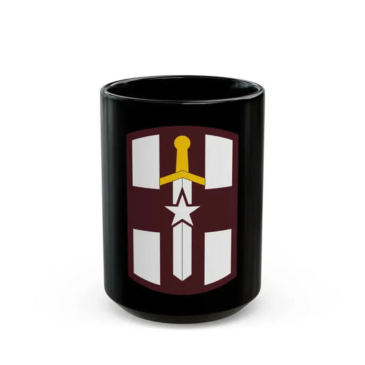 807 Medical Brigade (U.S. Army) Black Coffee Mug 15oz - Go Mug Yourself