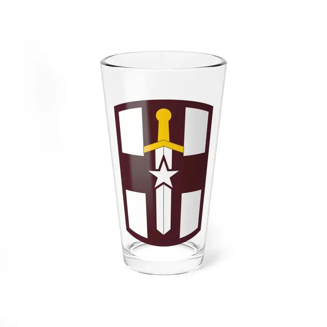 807 Medical Brigade (U.S. Army) Pint Glass 16oz 16oz - Go Mug Yourself