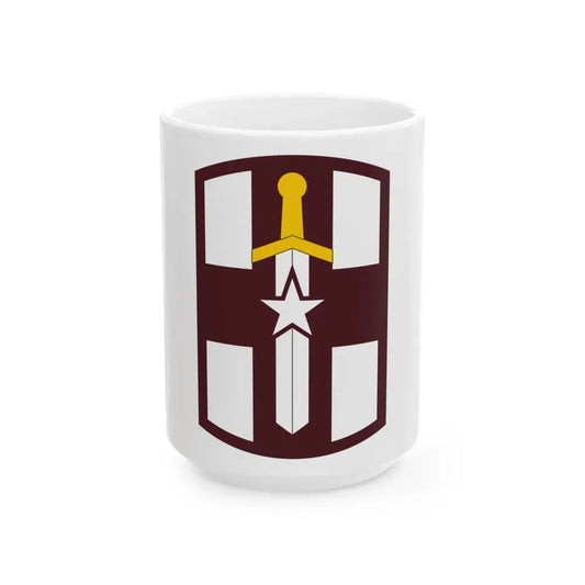 807 Medical Brigade (U.S. Army) White Coffee Mug 15oz - Go Mug Yourself