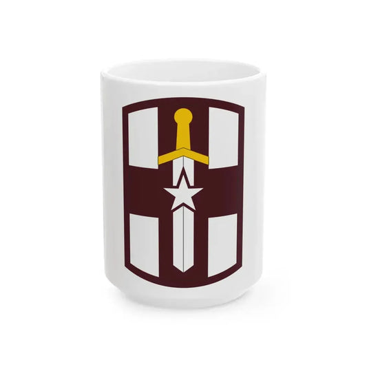 807 Medical Brigade (U.S. Army) White Coffee Mug 15oz - Go Mug Yourself