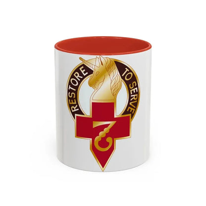 807 Surgical Hospital (U.S. Army) Accent Coffee Mug 11oz Red - Go Mug Yourself